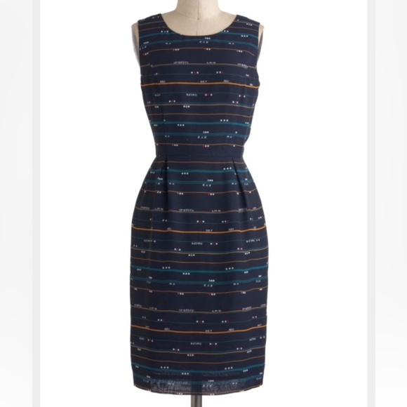 Modcloth Dresses Modcloth Librarian Alphabet Teacher Book Dress